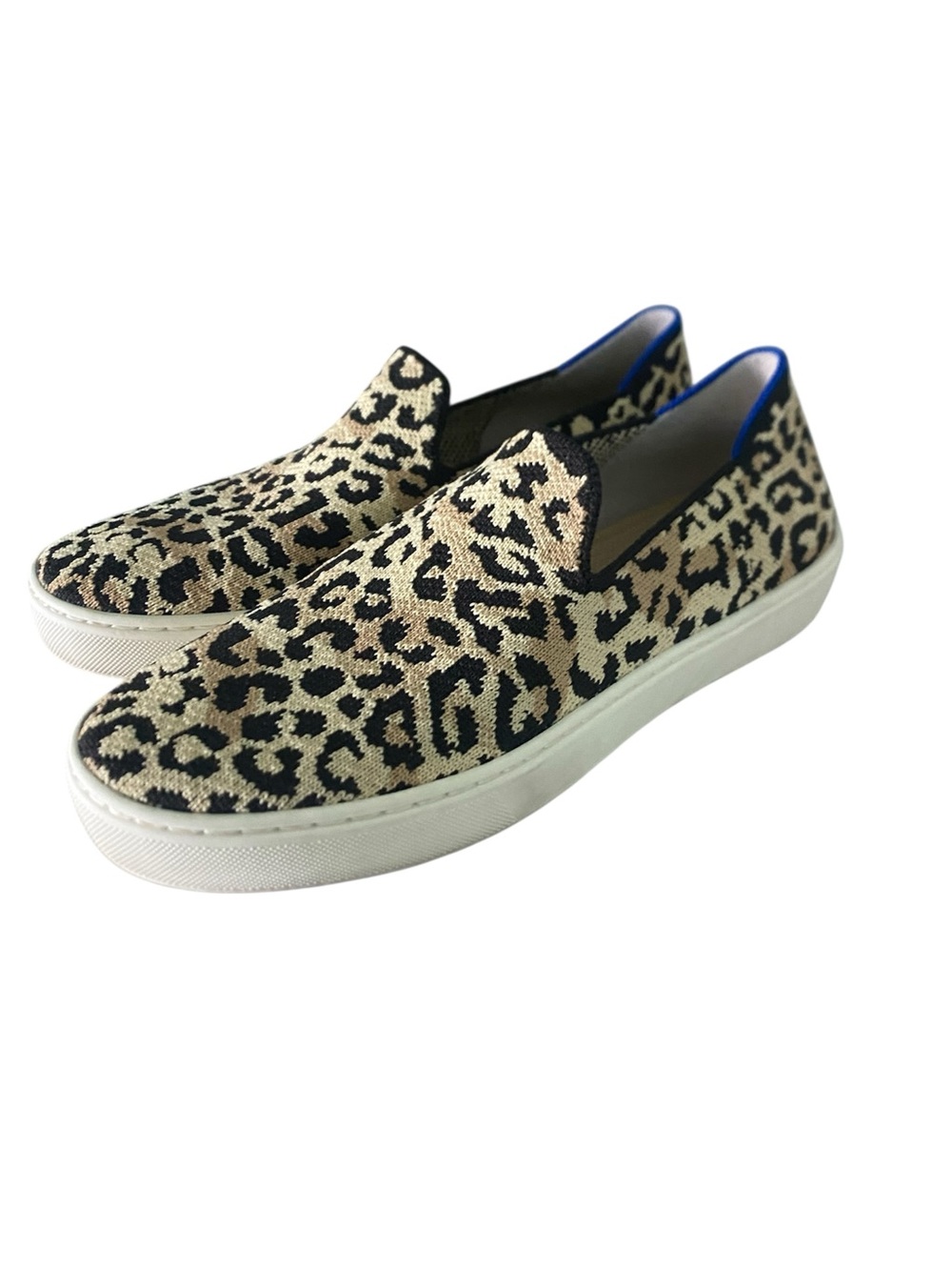 Rothy's The Original Sneaker Camo Cat Leopard Print Slip on Sneaker 7.5